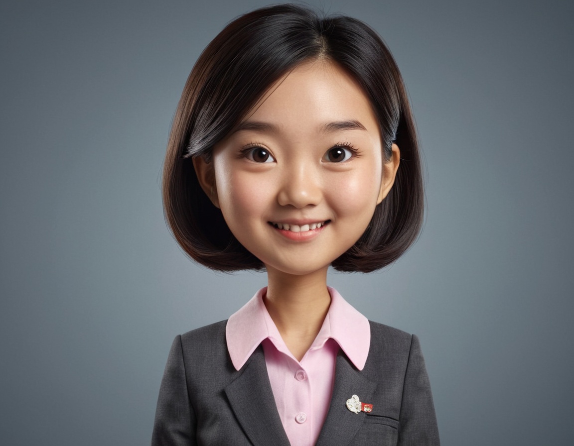 3d Caricature Asian Business Women Profile image