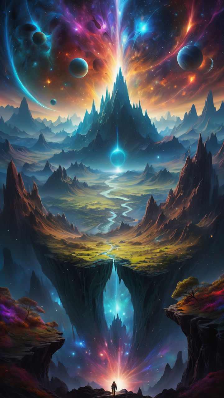 Stunning fantasy landscape wallpaper