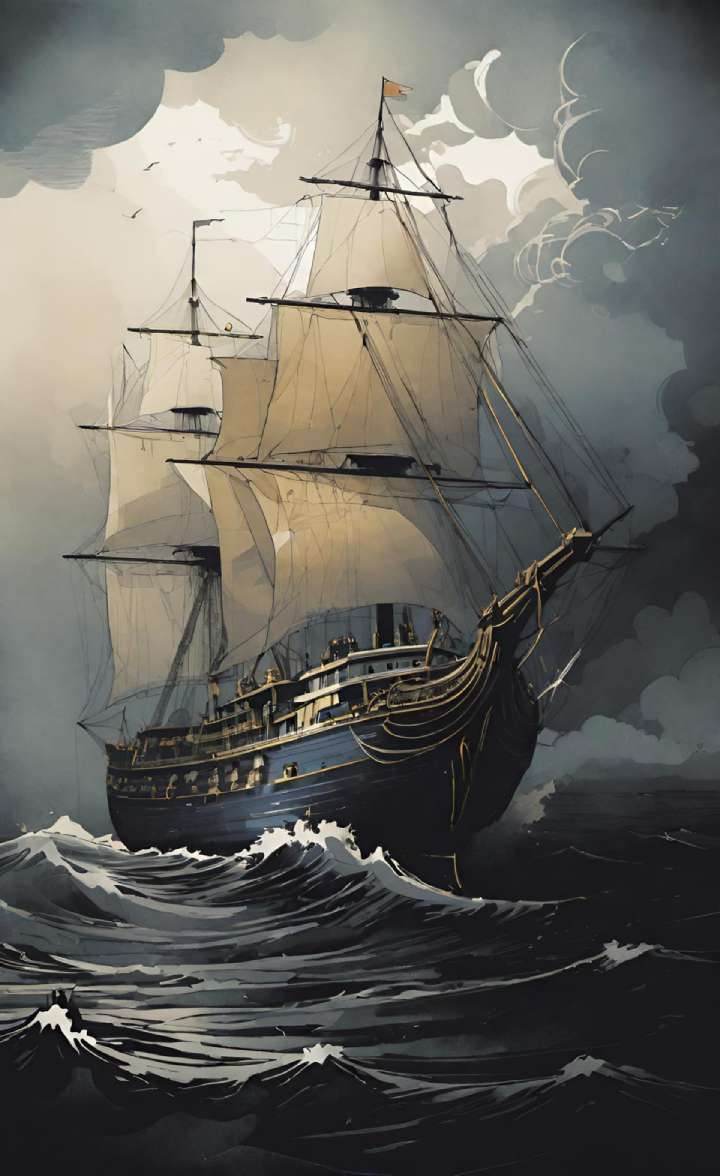 Ship of theseus HD Iphone 5 pro wallpaper