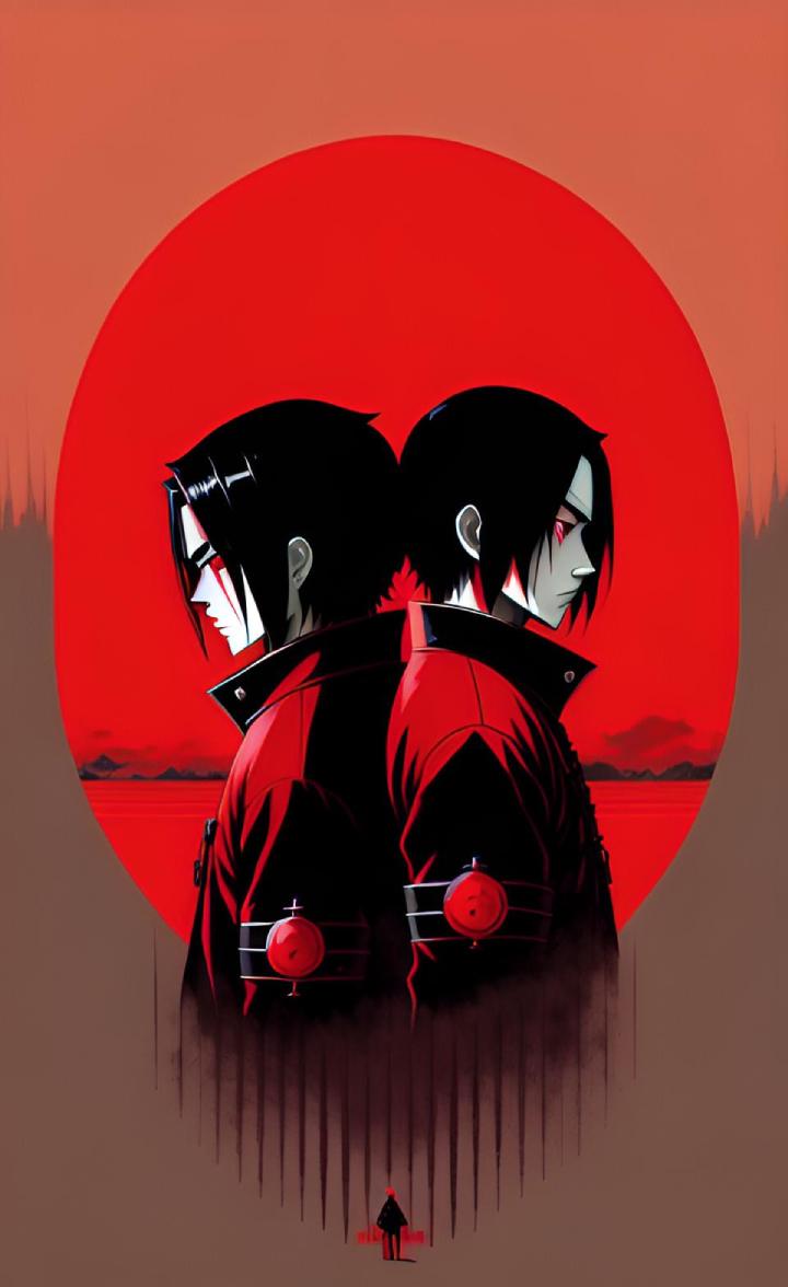 Sasuke vs Itachi mobile wallpaper