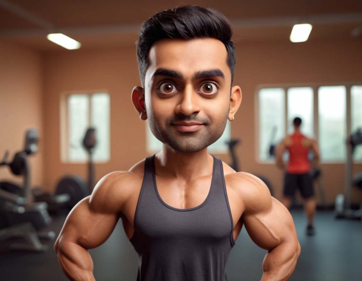 Indian male trainer profile headshot