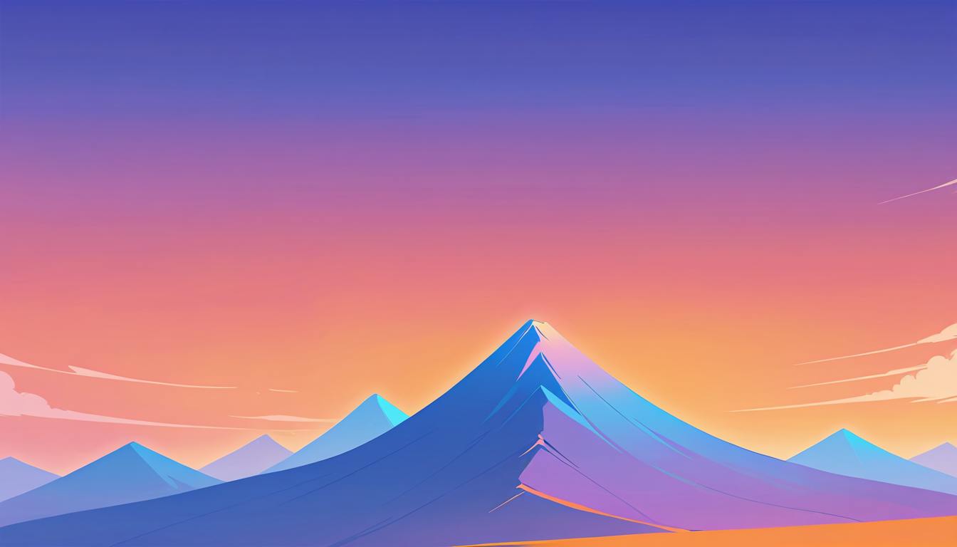 Minimalist sunset wallpaper 4k