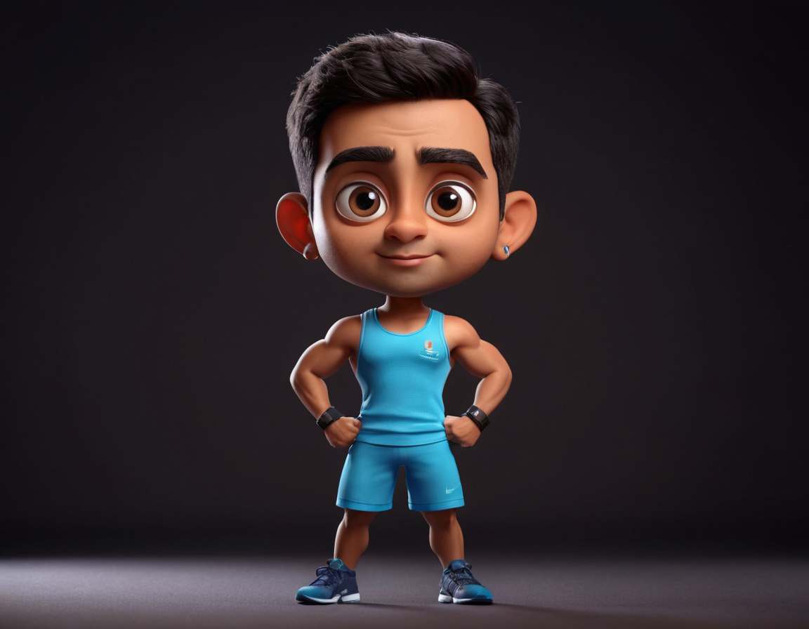 Random 3d Avatar Fitness Coach