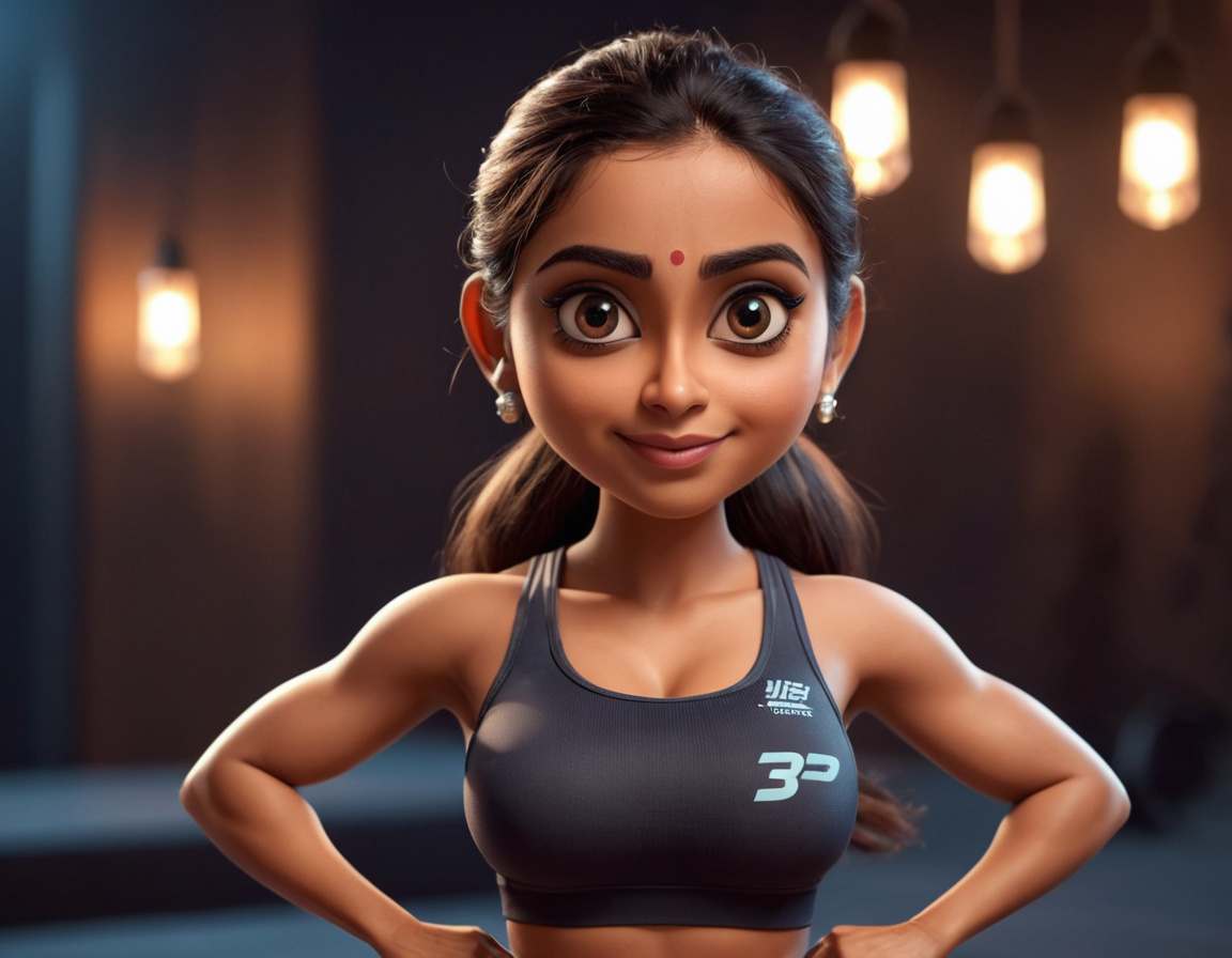 Random Indian female wellness trainer image