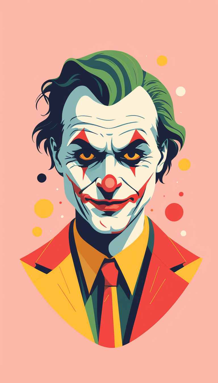 Stunning Joker-Themed Mobile Wallpaper