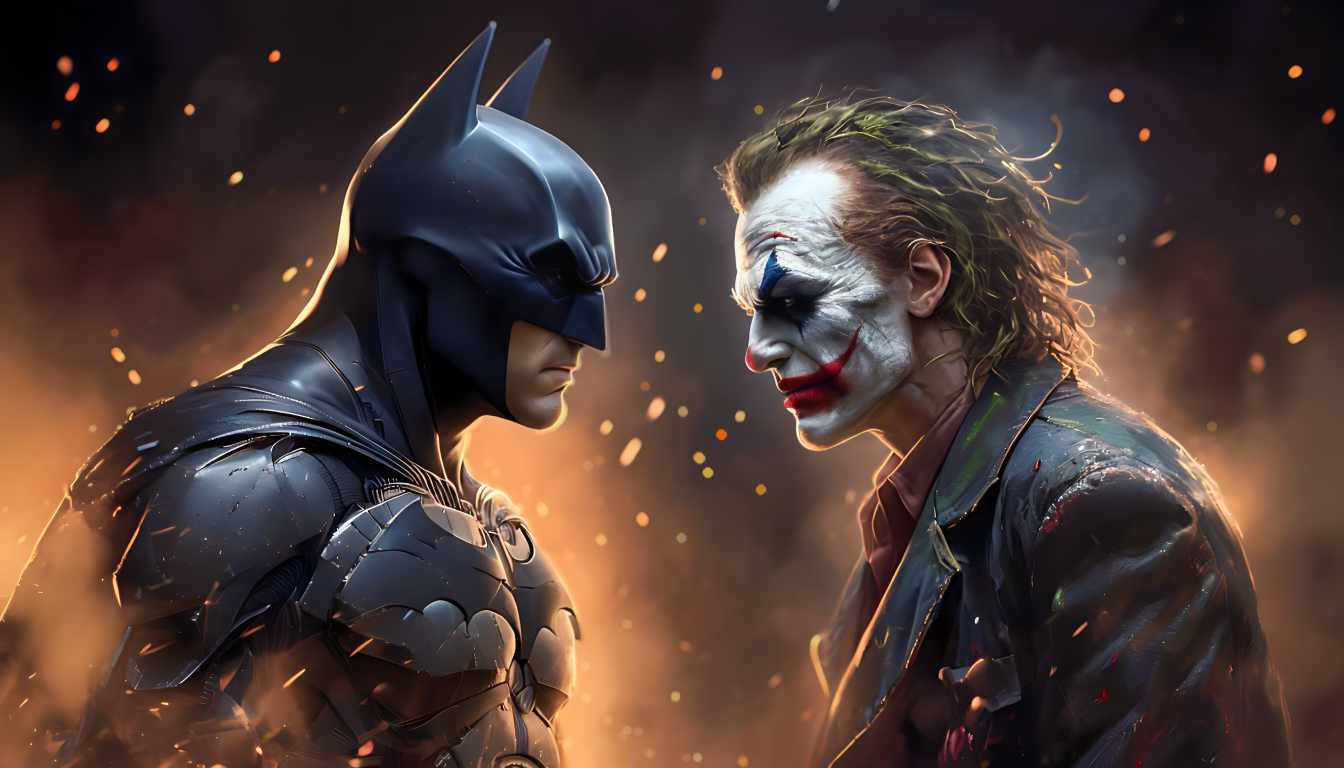 Epic Batman vs Joker Wallpaper - Iconic Showdown in High Resolution